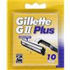 Gillette G II Plus, Confezione da 10 Lamette da Barba di Ricambio, con Strisc...