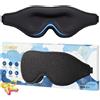 Trilancer Mascherina per Dormire 2026, Maschera Occhi per Dormire Blocca la Luce 99.99%...