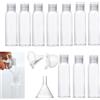 CAASFOOY Bottiglie da viaggio 100 ml, 10 flaconi liquidi da riempire con Viaggio Aereo...