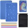 BEELUKY Sensory Activity Board Tavola da attività Sensoriale Silicone Fidget Toy con ...