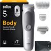 Braun Rasoio Elettrico Corpo Uomo Series 5 7 Strumenti 1 rasoio + 7 accessori