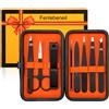 fenlebeneil Pinzette di precisione per sopracciglia,Pinzetta e Tagliaunghie Set,Manicure ...