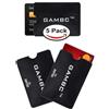 GAMBC 5 PZ Porta Bancomat Schermati Custodia Schermata per Bancomat Rfidblo...