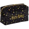 Harry Potter Beauty case Harry Potter per donne e ragazze, astuccio in velluto nero per co...