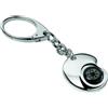 Ten Portachiavi con Bussola in Metallo Placcato Argento cod.EL116 cm 12x3,5x3h by...