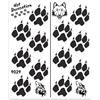 4R Quattroerre.it 9029 Adesivi Sticker Orme Zampe Lupo, 20 x 24 cm