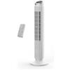 Rowenta Eole Silence Force, Ventilatore a Torre Silenzioso, Raffrescamento Intenso, 8 Velocità, Tecnologia Effitech, Risparmio Energetico, VU7025, Colore Nero