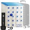 Lavatelli Set da Viaggio: Pompa Sottovuoto Wireless + 6 Sacchetti 40x60 | Pompa elettrica USB-C e 6 sacchetti sottovuoto 40x60 cm, Per trolley e bagaglio a mano, Indumenti, piumini, cambio stagione