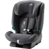 Britax RÖMER Seggiolino Auto EVOLVAFIX, con ISOFIX, bambini de 76-150 cm (i-Size), da 15 messi a 12 anni, Midnight Grey