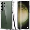 Spigen Cover Ultra Hybrid Compatibile con Samsung Galaxy S23 Ultra Trasparente