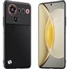 Longstong Custodia Adatta per Nubia Z80 Ultra 6.85", Cover in pelle metallica...