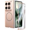 Doeshine Custodia per Motorola Razr Fold 2026 con pellicola protettiva, compa...