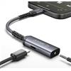 JSAUX Adattatore USB C a Jack 3,5mm con Ricarica PD 60W 2 in 1 per audio aux ...