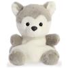 Aurora Palm Pets, Busky el Husky Perro Suave Juguete, 33474, 5 Pulgadas, Gris y