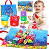 SACBRZZ Giochi Bambini 1 Anno, 22 Pezzi Pesca Morbidi, Giochi Montessori 1 Anno Regal...