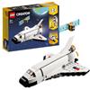 LEGO Creator LEGO 31134 Creator 3 in 1 Space Shuttle Toy to Astronaut Figure to Spaceship, Bu