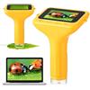 MISTRO Microscopio per bambini microscopio digitale con schermo IPS da 3", ingrandim...