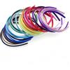 JZK 34 x Frontini cerchietti colorati cerchietto plastica raso per capelli ba...