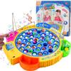 Qingning Gioco Musicale di Pesca con 45 Pesciolini e 4 Canna da Pesca, Gioco ...