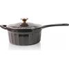 Römertopf Cocotte in Ghisa 22 cm con Coperchio, Induzione, Antracite