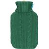 THUN Boule acqua calda con cover in tricot jaqard AbbracciAMI, verde