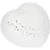 THUN Mini lampada cuore porcellana Collezione Bomboniera 10 x 5 x 9 cm