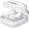 Chicco Paracapezzoli in Silicone, M/L, Bianco