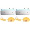 MAGIC SELECT Lampada Elettrica per Zanzare da 220 V, Repellente per Insetti, 10 W