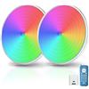 OSREE 35W Faro Piscina LED PAR56 Ultrapiatto, Lampada Piscina RGB Multicolore...