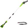 Greenworks G40PSF Sega ad Asta a Batteria, Lunghezza Barra 8Pollice 20 cm,Vel...