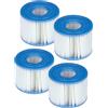 Intex 4 cartucce di filtraggio Intex per filtro piscina, Intex TIPO S1