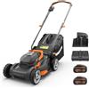 WORX WG743E Tosaerba a batteria 40 V - funzione di pacciamatura e batteria Po...