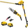 Alloyman 2in1 Tagliasiepi e Potatore Telescopico a Batteria 20V MAX, con 2 Ba...