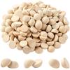 MEZOKUCEL Palline di Legno Naturale Grezze Artigianali (200pz) - Mini Perline da 25 mm p
