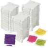 YiliYa 300 Pezzi Bobine di Plastica per Filo da Ricamo,Farfalline Avvolgifilo Ricamo...
