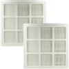 vhbw 2 Filtro HEPA sostituisce IQAir 102141400