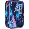 Seven Astuccio Scuola Speed Case GLOOMY HEART, Blu, Portapenne Mono Scomparto...