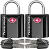 TravelMore Lucchetto TSA con Chiavi per Valigia, Zaino, Borsa da Viaggio, Armadietto ecc...
