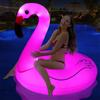 DeeprBling Fenicottero gonfiabile Piscina con Luce Solare, Galleggiante fenic...