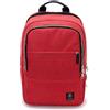 Invicta Zaino Ufficio Biz L, Rosso, Porta Pc Fino a 15, 6'', a dattatore USB,...