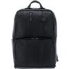 PIQUADRO - Zaino Porta PC 15,6" In Pelle Linea Urban - Uomo Colore Nero