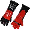 SAFEYEAR 932°F/500°C, Guanti fucinati in pelle,Cucitura Kevlar, Guanti di sal...