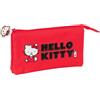safta Hello Kitty Iconic Federmäppchen für Kinder, ideal für Kinder im Schulalte