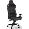 Corsair Sedia Gaming Sedia da gaming T3 RUSH in tessuto Nero