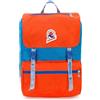 Invicta Zaino Ufficio Jolly Vintage, Rosso Blu, Icon, Zaono Mono Scomporto co...