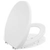 CECIPA WC Ovale, Coperchio Water Bianco, Copriwater a Chiusura Rallentata, Co...