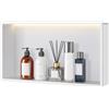 FTL Nicchia Doccia Incasso con LED Bianca 60x30x10cm,Nicchia da Parete per Do...