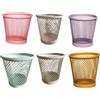 FATIGATI Set di 6 Portabicchieri Colorati Di Metallo Multicolore Supporto per Bicchier...