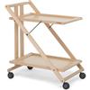 Foppapedretti Sprint Carrello Portavivande, Naturale