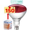 Philips LAMPADA Philips 150 W Infrarossi Riscaldante per Cuccioli Suini Pulcini Rettili